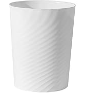 UUJOLY Plastic Small Trash Can Wastebasket, Garbage Container Basket for Bathrooms, Laundry Room,...