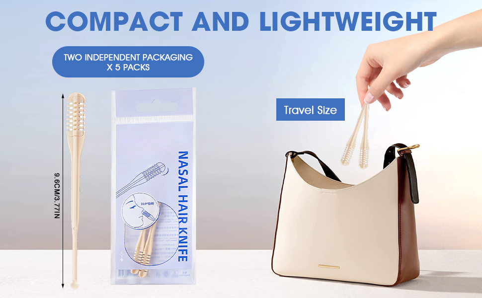 10PCS Nasal Hair Cutter