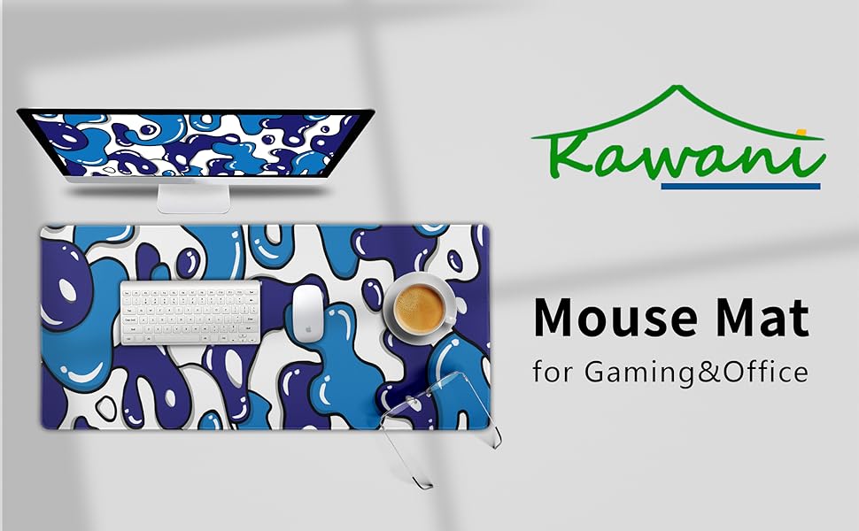 Japanese Anime Geometric Gaming Mouse Pad 