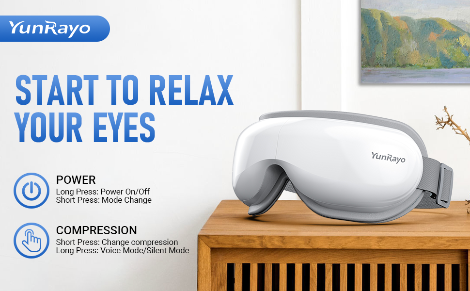 START TO RELAX YOUR EYES