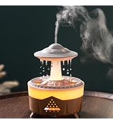 Raindrop Humidifiers for Bedroom -Essential Oil Diffuser with 7 Colors LED Lights,Air Humidifiers...