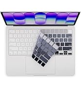 MasiBloom Silicone Keyboard Cover Skin for 2026 MacBook Neo 13 inches A18 Pro with Touch ID Anti-...