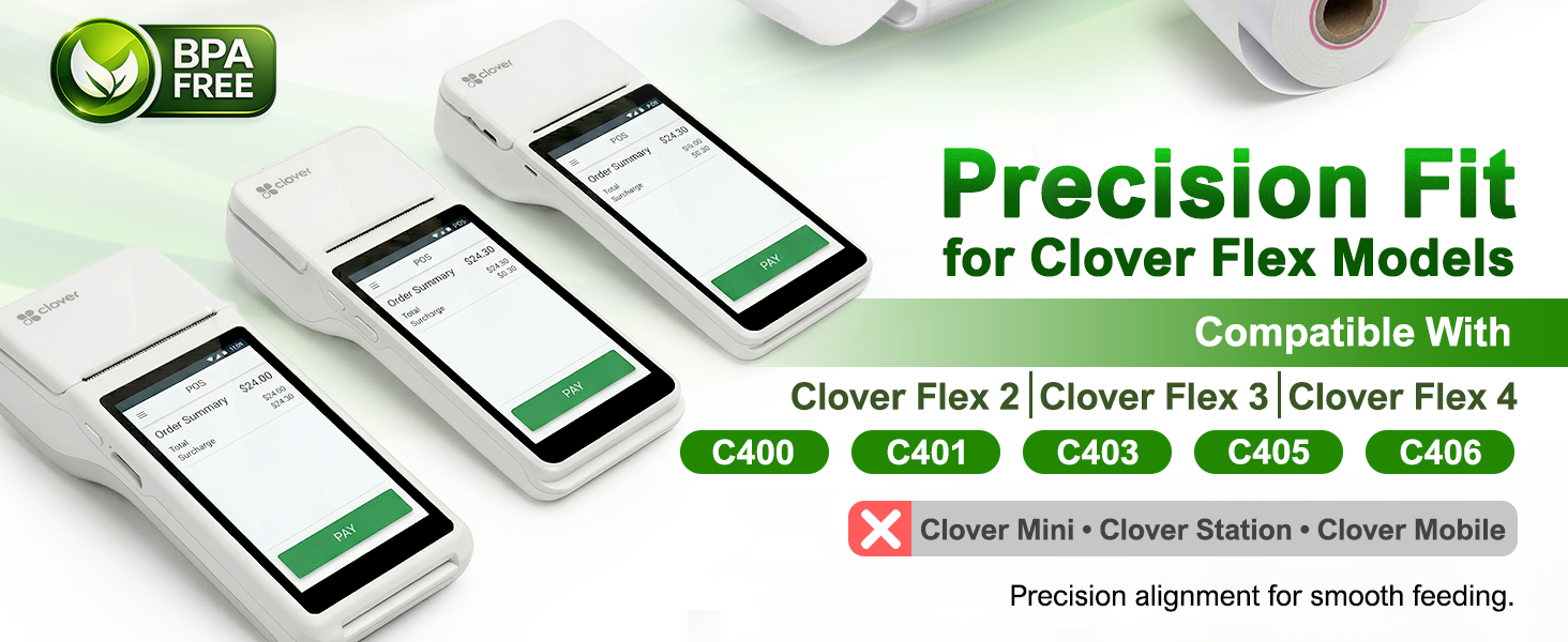 clover-flex-2-3-4-c400-c401-c403-compatible-thermal-receipt-paper-2-25-x-55-feet