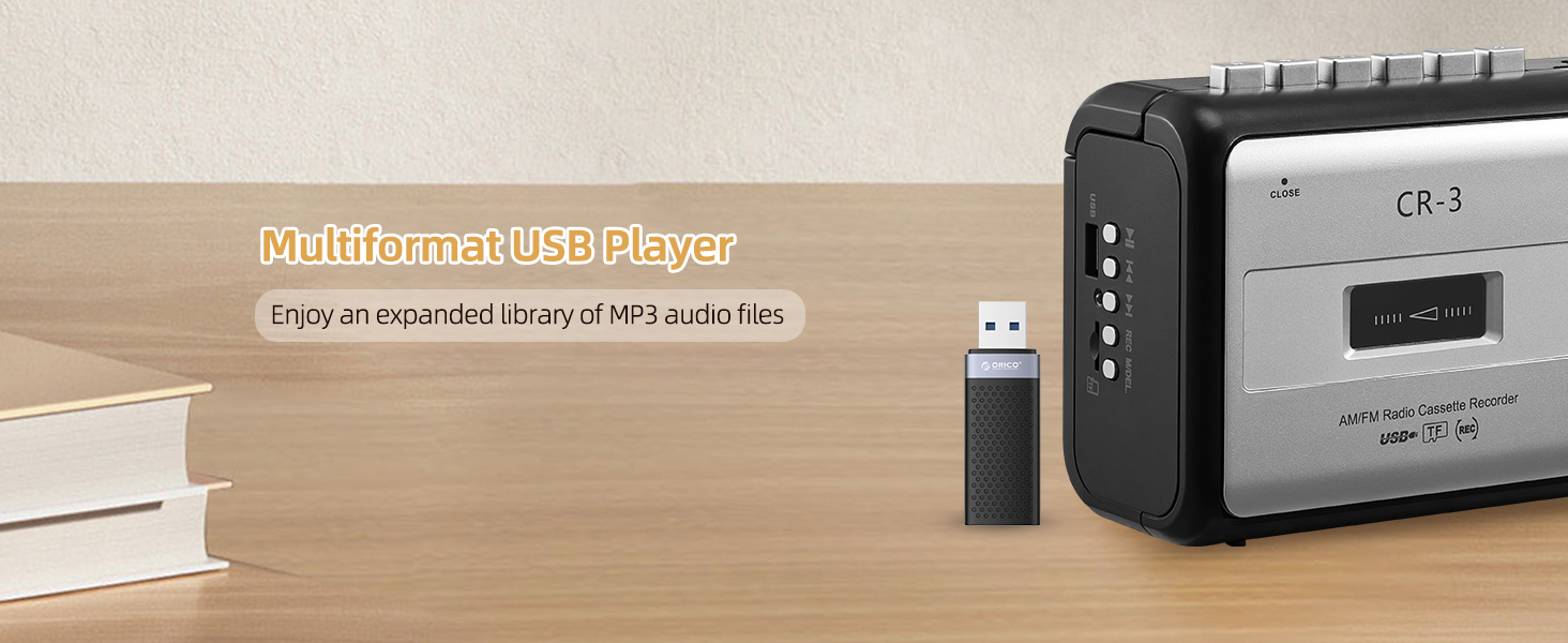  Portable Cassette Player Boombox