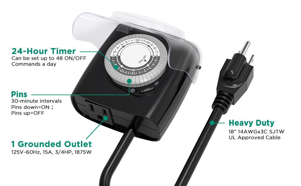 G-ELEK Pool Pump Timer OT1003