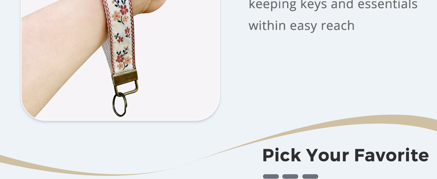 wristlet keychain