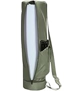 sportsnew Yoga Mat Bag, Full Zip Cargo Yoga Mat Carrier Bag with Drawstring Water Bottle Pocket a...