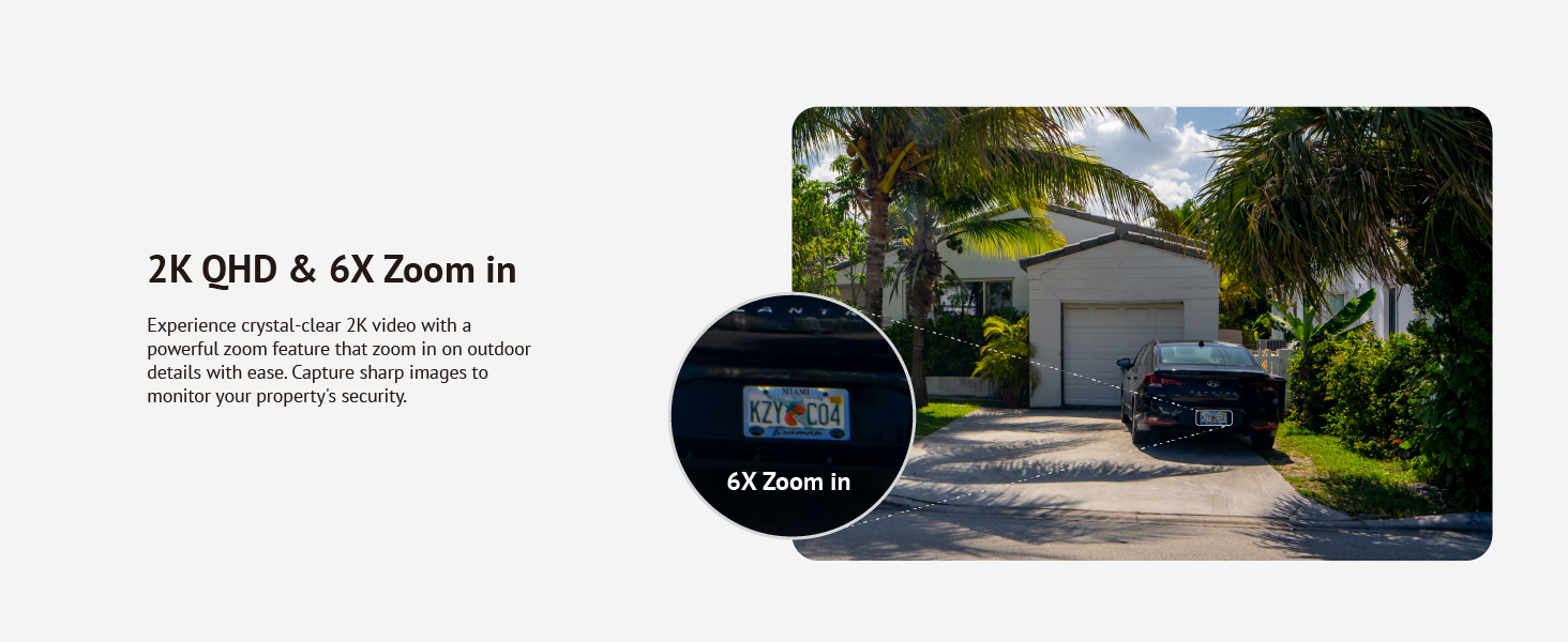 Zoom in security camera