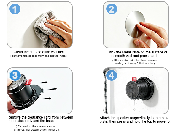 Magnetic Portable Bluetooth Speaker