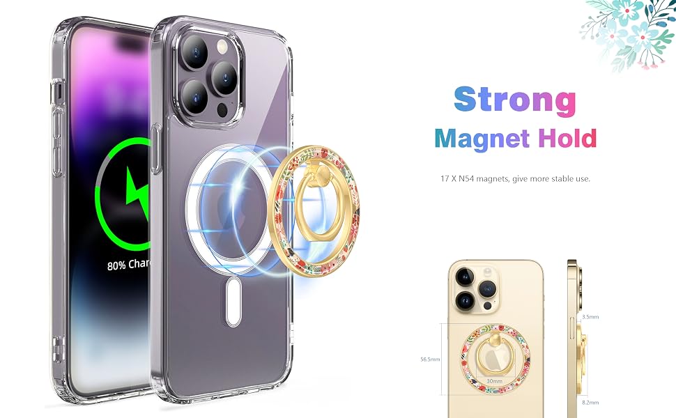 strong magnetic phone ring holder