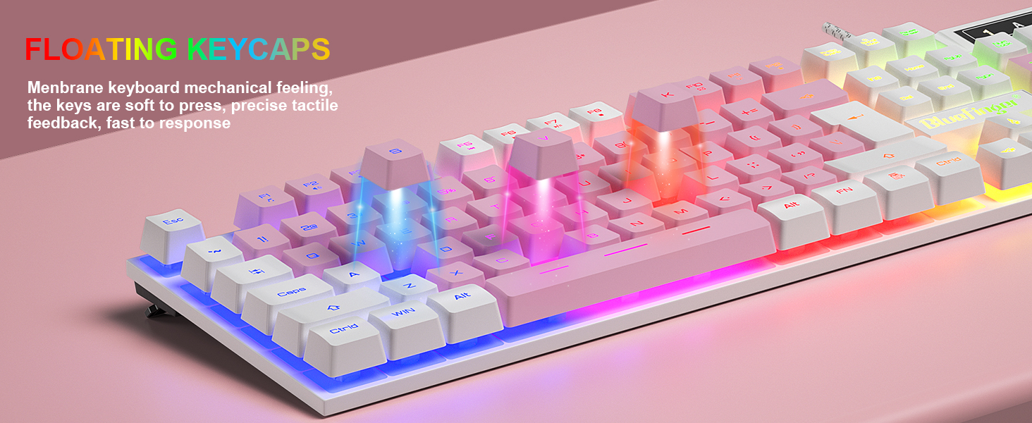 led keyboard and mouse light up keyboard and mouse rgb