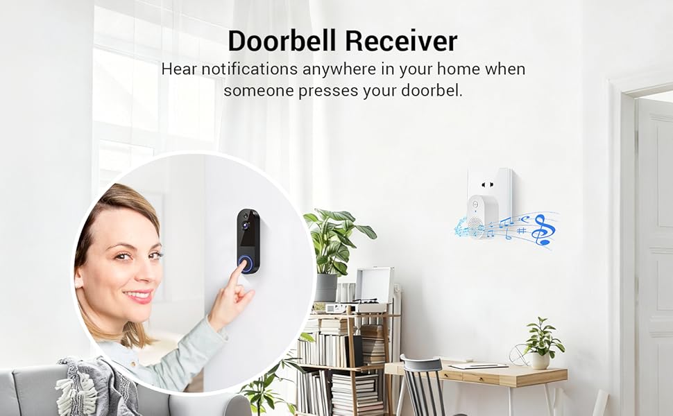wireless doorbell doorbell camera for apartment door