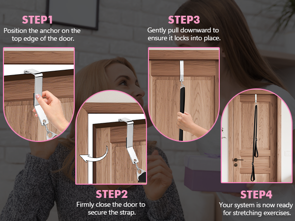 Stretching Strap with Door Anchor