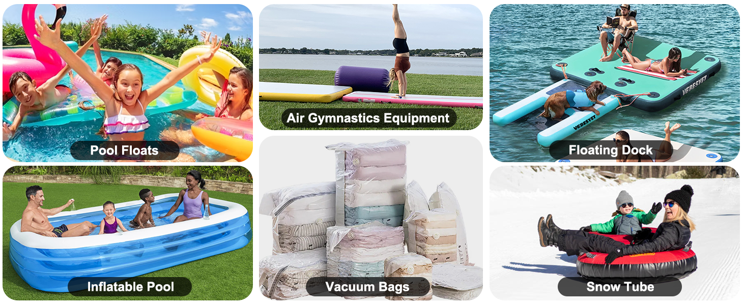 Electric Air Pumps for Inflatables Air Mattress Gymnastics Track Mat