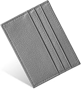 URAQT Credit Card Holder Wallet, RFID Blocking Leather Ultra Slim Wallet, Thin Minimalist Credit ...