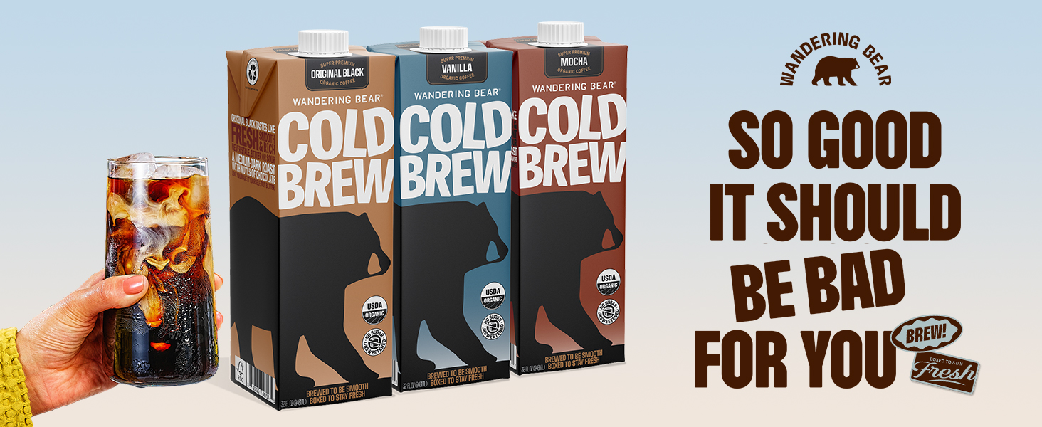 Wandering Bear Cold Brew 32 oz