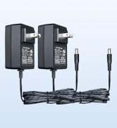 2 Pack 12V 3A Power Supply Adapter, 3000mA 36W AC DC Switching Adapter, 12V 500mA 1A 1.5A 2A 2.5A...
