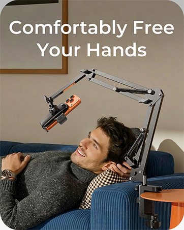 phone holder for bed