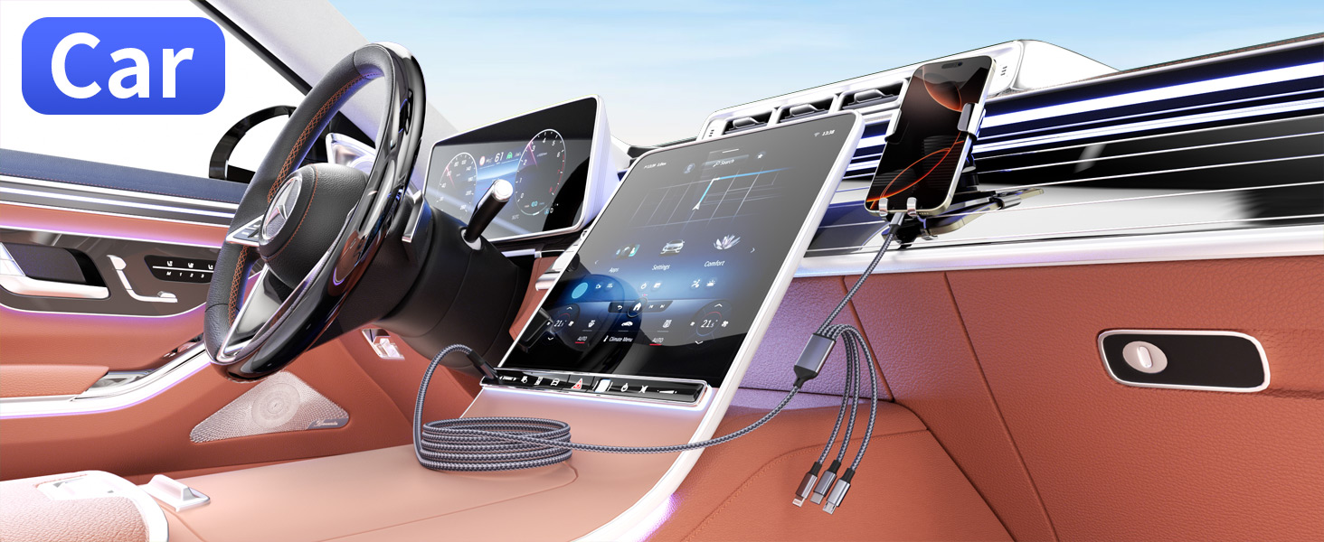 4 in 1 USB multi charger cable