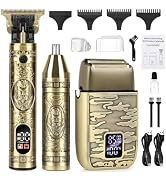 Men's Hair Clippers &amp; Beard Trimmer,Electric Shaver Kit,Barber Clipper Set | Electric Razor Shave...