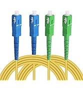 Fiber Optic Patch Cable SC to SC LEIHONG SC/UPC-SC/APC-SM Singlemode Simplex Fiber Optic Jumper O...