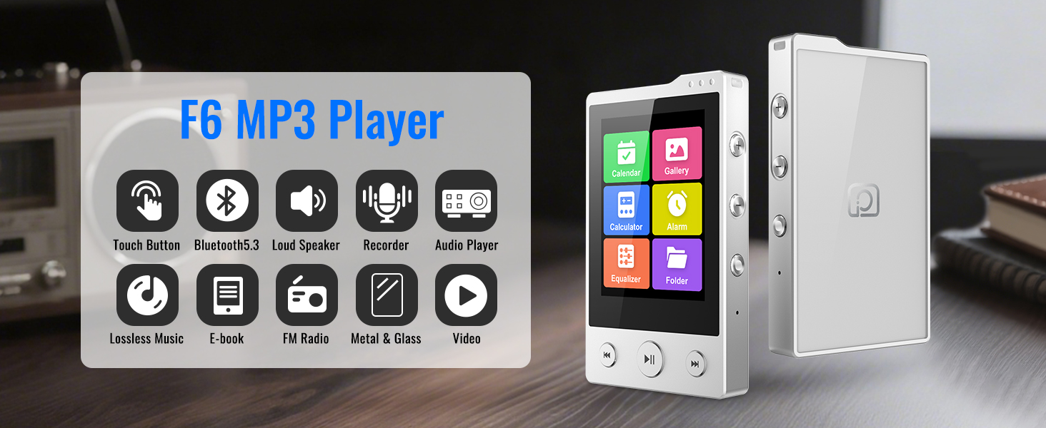 MP3 Player with Bluetooth