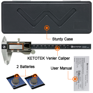 caliper with case