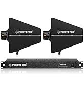 Phenyx Pro PAS-225X UHF Wireless Antenna Distribution System Bundle, Active Directional Antennas,...