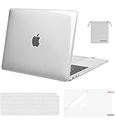 MOSISO Compatible with MacBook Air 13 inch Case 2022, 2021-2018 Release A2337 M1 A2179 A1932 Reti...