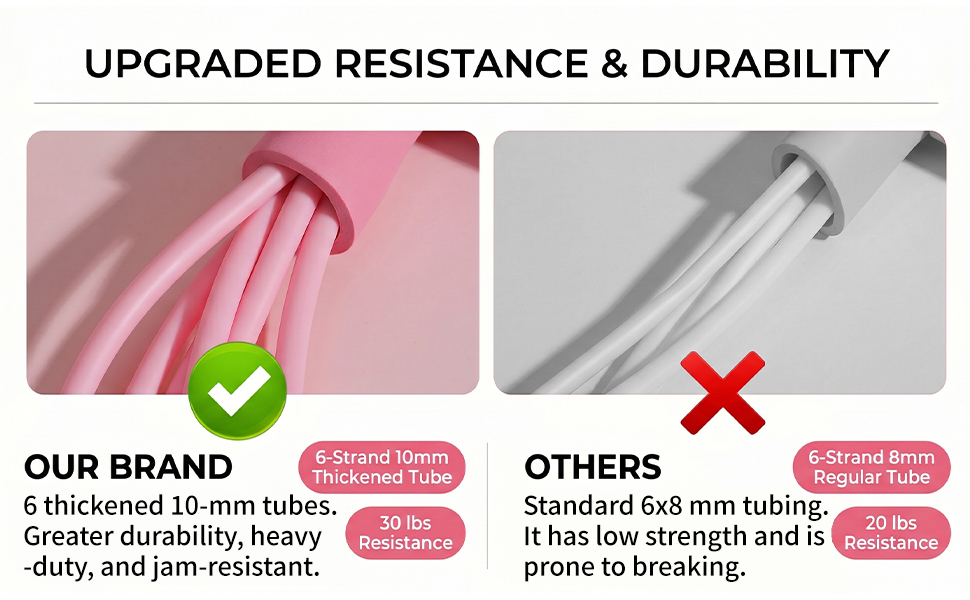 tube resistance bands with handles