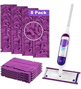 LOVECO 8 Pack Mop Refills Pads Compatible for Swiffer PowerMop Multi-Surface Mop and PowerMop Woo...