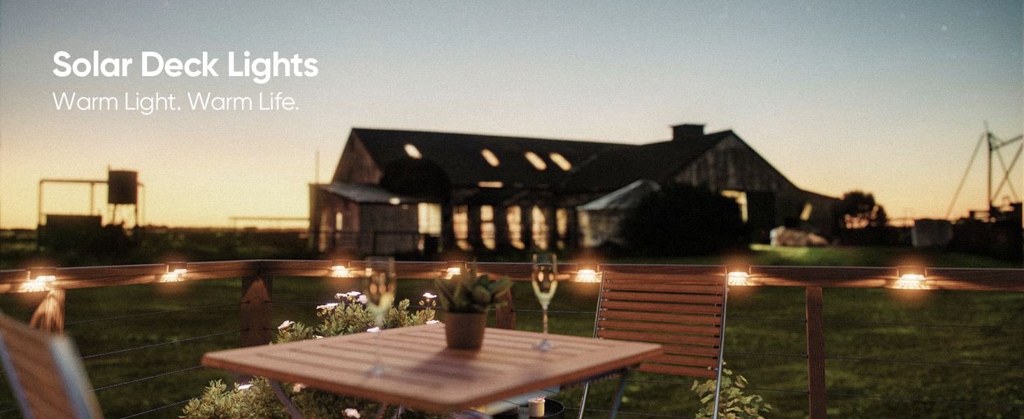 solar deck lights 16 pack