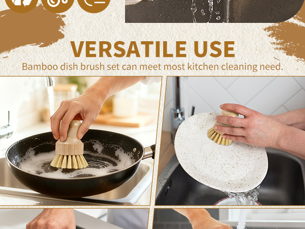 dish brush set
