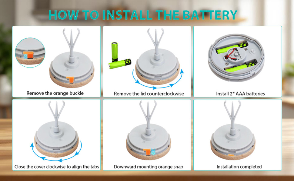 Detachable Electric Stirrer – Easy Mix With Just One Click