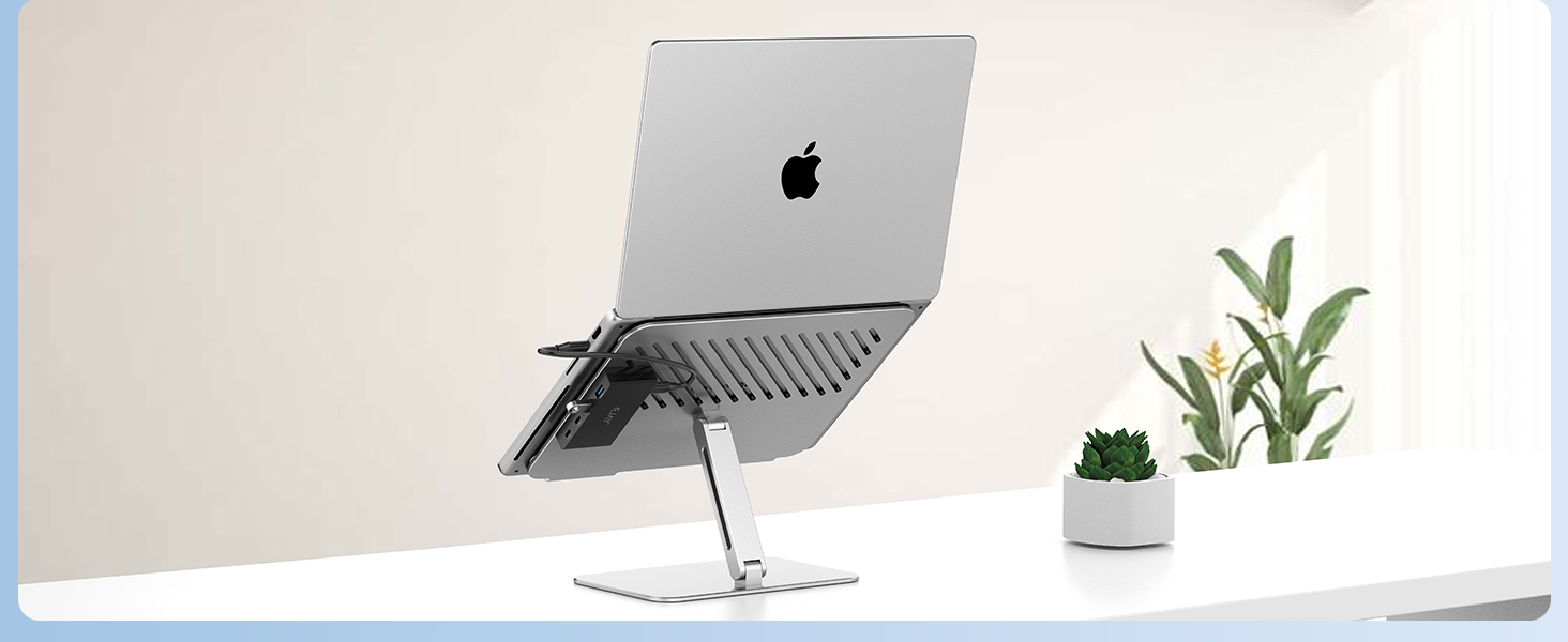 Magnetic USB Hub for Laptop Stand