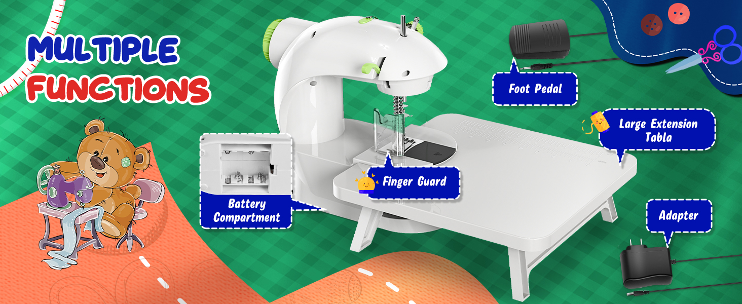 Creative manual and user manual of sewing machine for beginners detailed to guide you.