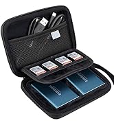 Samsung T5 Case, Lacdo 2-in-1 Hard Travel Case for Samsung T5 T3 Portable SSD 250GB 500GB 1TB 2TB...