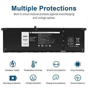 Inspiron 13 5310 5320 5330,Inspiron 14 5410 5415 5418 5420 5425 5430 5435 battery