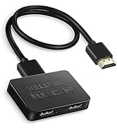 avedio links HDMI Splitter 1 in 2 Out [with 4 Feet HDMI Cable] Mirror Only, Not for Extend Mode, ...