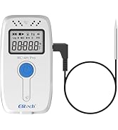 Elitech PDF USB Digital Temperature Humidity Data Logger Reuseable Recorder DDL 64000 Points High...