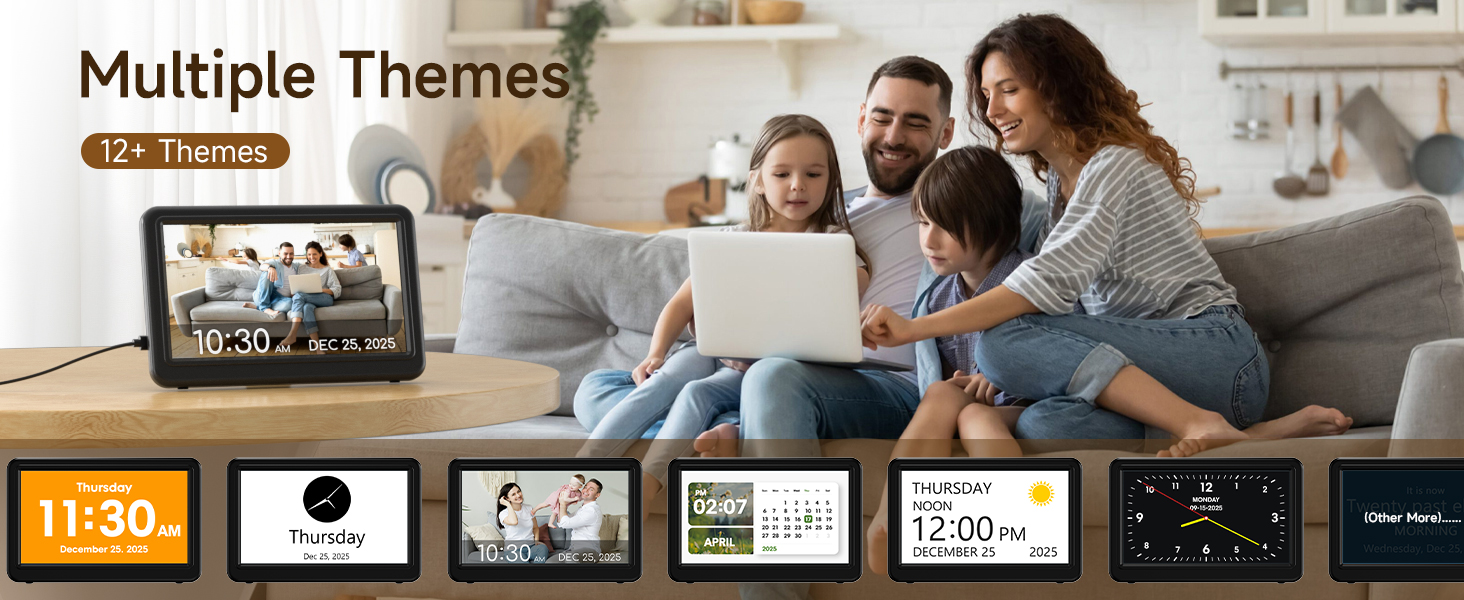 digital calendar clock