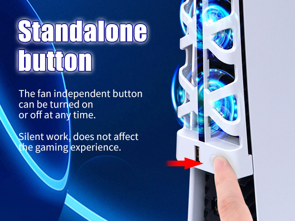 ps5 cooling fan with usb ports