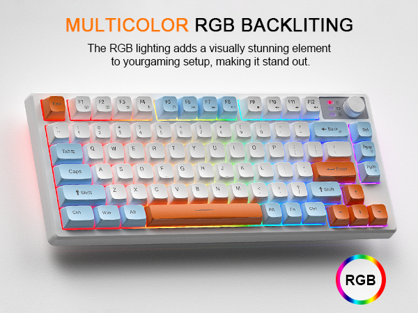 RAINBOW BACKLIT KEYBOARD