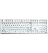 FKZ GMK108 Mechanical Keyboard Kit,VIA Programmable Full Size 108 Keys Hot Swappable Gasket Custo...
