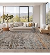 Rugxara Area Rugs 8x10,Large Soft Rugs for Living Room, Washable,Modern Abstract Rugs for Bedroom...