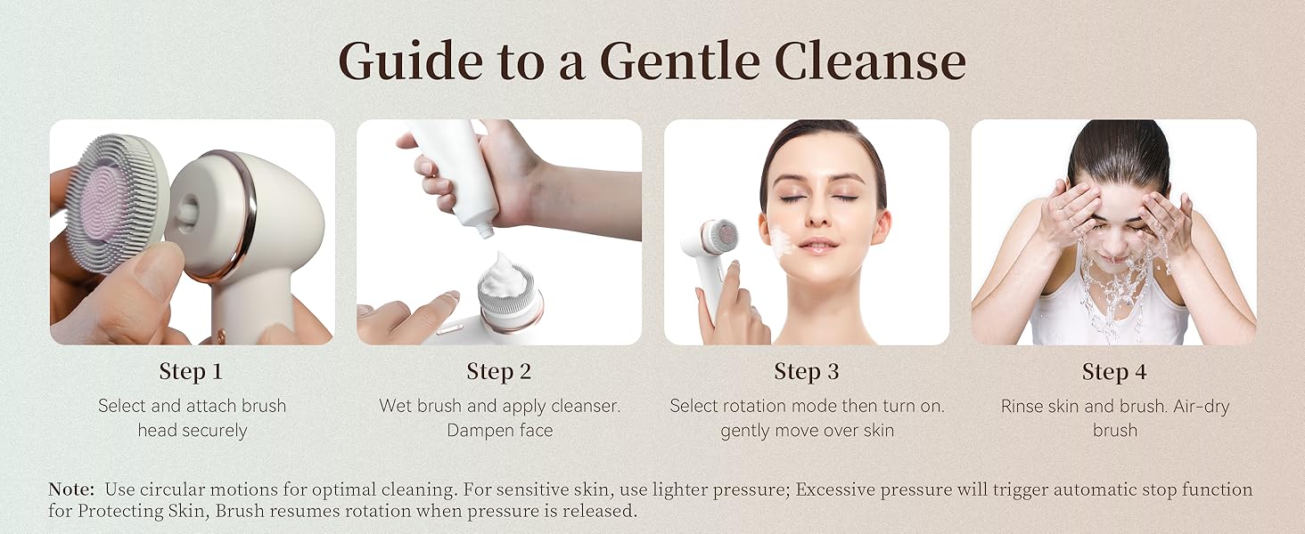 Electric Facial Cleansing Brush