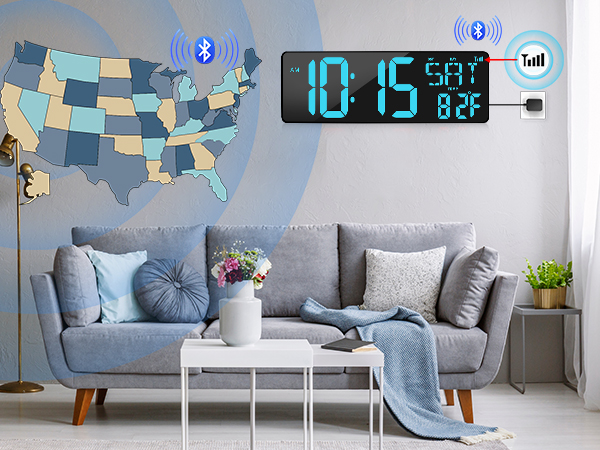 large wall clock