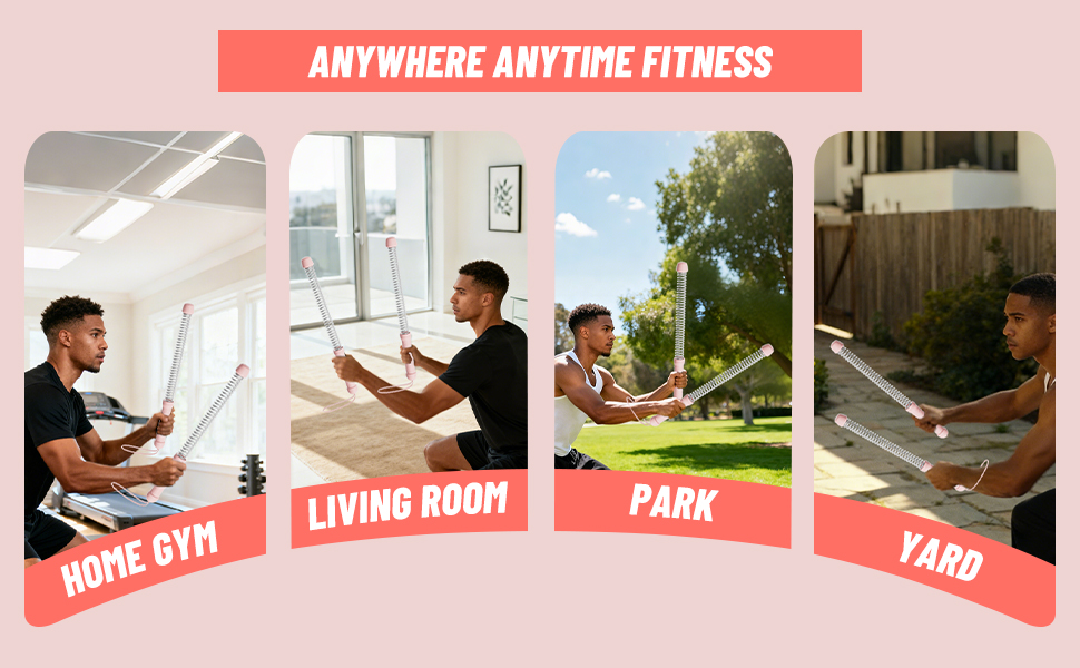 Ropeless Battle Ropes for Home Gym