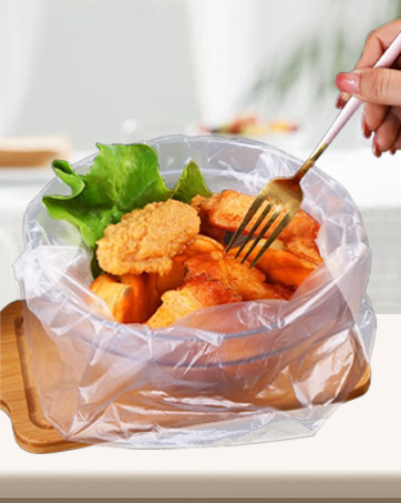 plastic bags for food