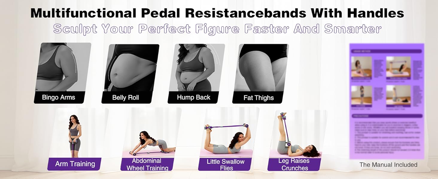foot pedal resistance band